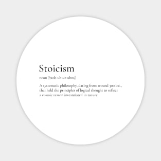 Stoicism Definition Magnet
